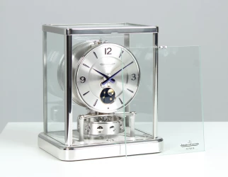 Atmos clock silver