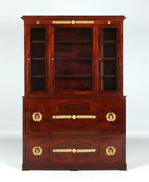 Antique bookcase with safe, mahogany, Ormolu, France around 1820 - France
Mahogany
Empire around 1820