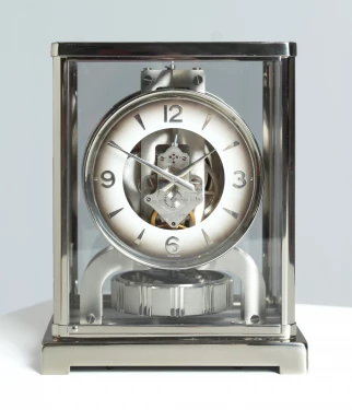 Nickel-plated Atmos clock