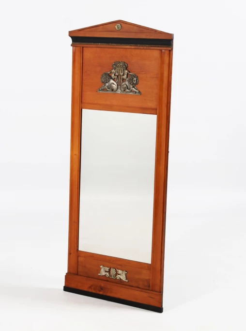 Antique Biedermeier mirror, cherry, wall mirror, around 1825 - Central Germany / Thuringia
Cherry
Biedermeier around 1825