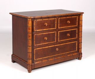 Commode Faux Bamboo