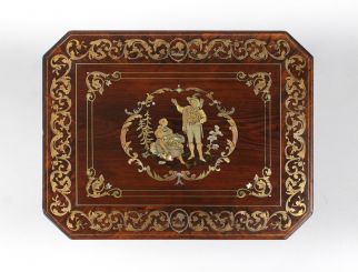 Marquetry table