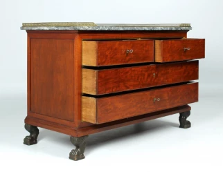 Empire chest of drawers mahogany