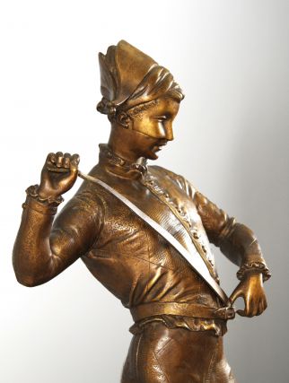 Arlequin de bronze