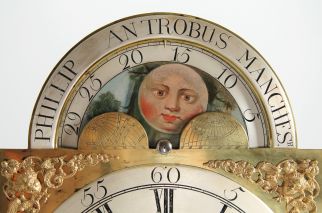 Grandfather clock with moon phase
