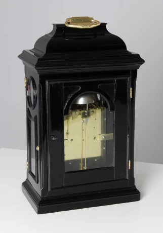 Black bracket clock