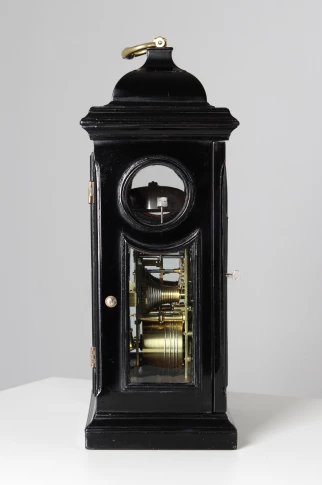Black bracket clock