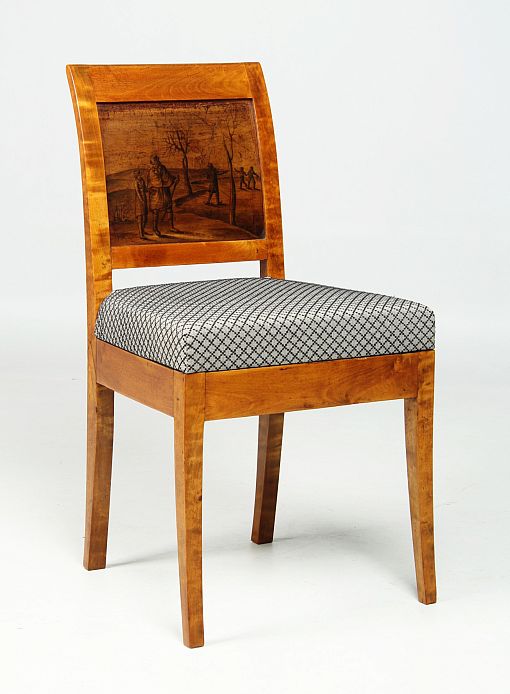 Antique chair, birch, North German, Biedermeier around 1820, antiques - Northern Germany
Birch
Biedermeier around 1820