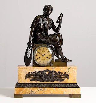 <p>Paris<br />
Bronze, marble<br />
around 1830</p>