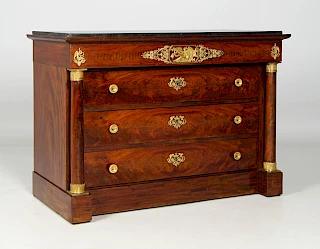 <p>Paris<br />
Mahogany<br />
early 19th century</p>