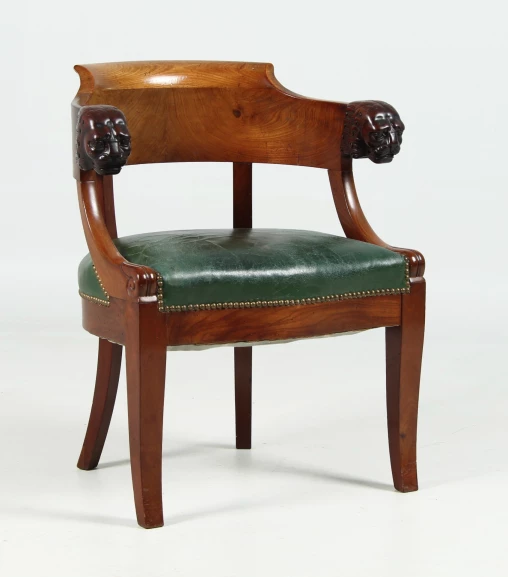 Fauteuil ancien, chaise de bureau, France, Empire vers 1815 - France
Acajou
début du 19e siècle