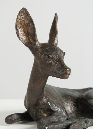 Figurine en bronze Chevreuil