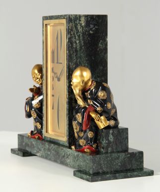 Horloge chinoise Art déco