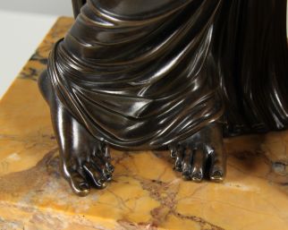 Horloge en bronze Tardy