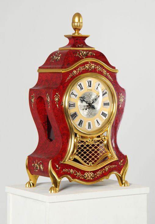 Pendule Atmos Neuchateloise avec console, Jaeger LeCoultre, année 1965 - Suisse
Bois laqué
Année de construction 1965