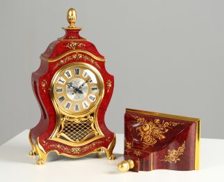 Horloge Atmos avec console murale