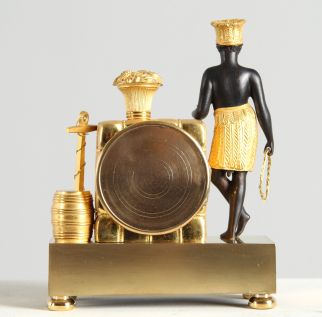 Antico orologio da camino Impero
