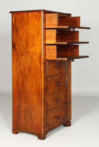 Antique Wellington chest of drawers