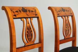Biedermeier chairs cherry