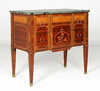 <p>France<br />
Marble, exotic woods<br />
End of 19th century</p>
