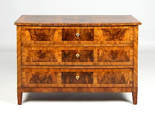<p>Southern Germany<br />
Walnut<br />
early 19th century</p>