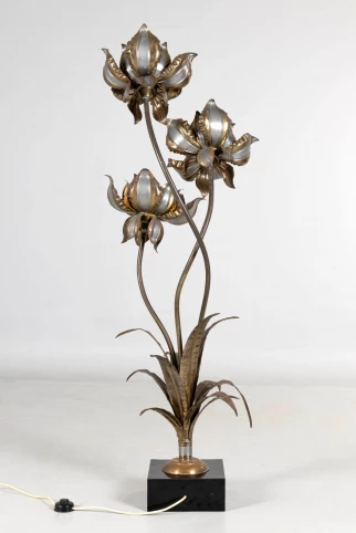 Floor lamp flowers