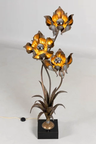 Floor lamp flowers