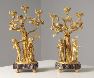 Coppia di candelabri