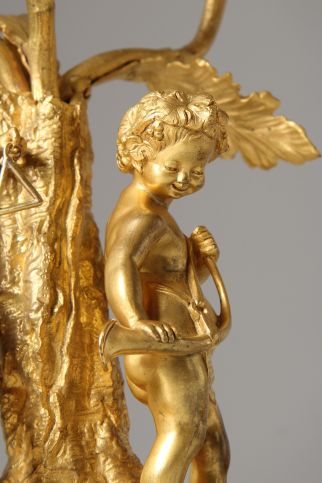 Putto con corno da caccia