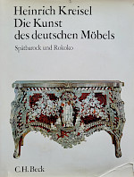 <p>Das wohl wichtigste Standartwerk über deutsche Barock- und Rokoko-Möbel des 18. Jahrhunderts. </p>