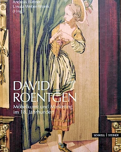 Volume accademico che accompagna la mostra per il 200° anniversario della morte di David Roentgen. Con contributi sullo sviluppo artistico, tecnico e imprenditoriale della manifattura Roentgen di Neuwied.
