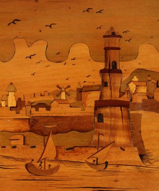 Hafenstadt Marketerie