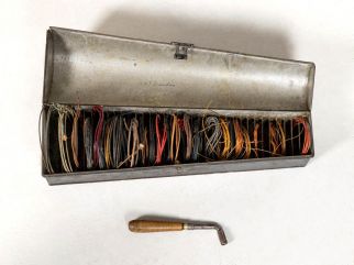 Set of antique harp strings