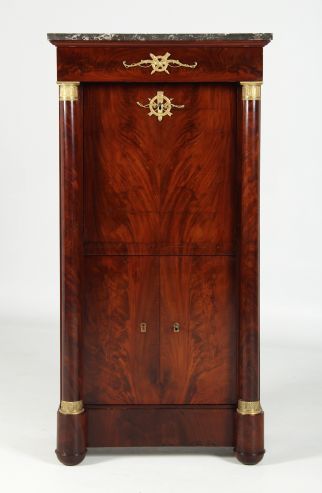 Empire secretary mahogany
