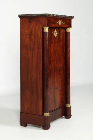 Mahogany secretary restored