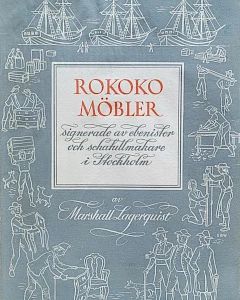 Lagerquist esamina la produzione di mobili rococò a Stoccolma tra il 1740 e il 1780, presenta i principali maestri come Georg Haupt e Gottlieb Iwersson e documenta per la prima volta in modo sistematico i timbri dei falegnami in Svezia