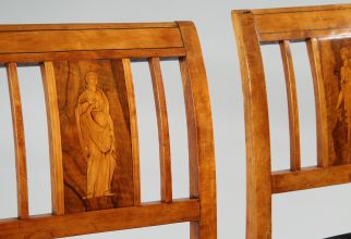 Antique chairs with marquetry