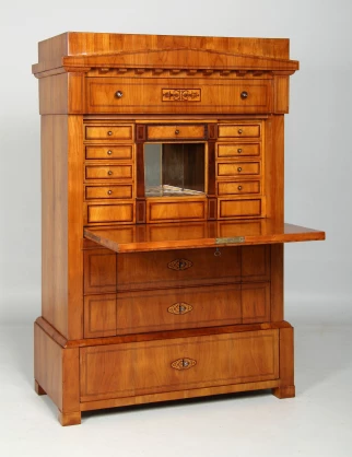 Biedermeier secretary cherry