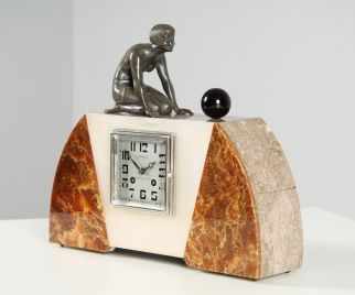Art Deco Kaminuhr F. Marti