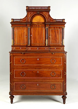 <p>Allemagne du Nord<br />
Acajou<br />
vers 1790</p>