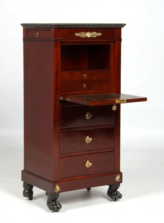 Secrétaire Empire en acajou