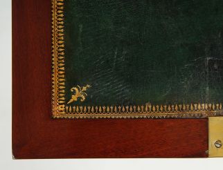 Surface en cuir antique