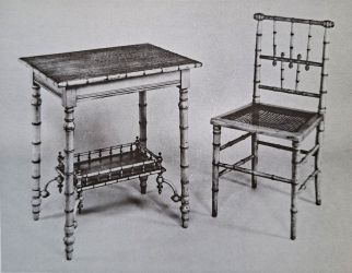 Faux Bamboo Möbel 19. Jahrhundert