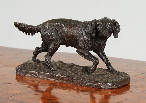 Figure antique en bronze, chien, Pierre-Jules Mene, France vers 1870 - France
Bronze
vers 1870