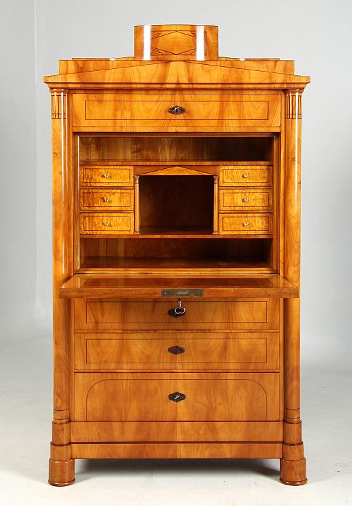 Antique secretary, writing desk, cherry, Biedermeier around 1830 - Austria
Cherry and others
Biedermeier around 1830