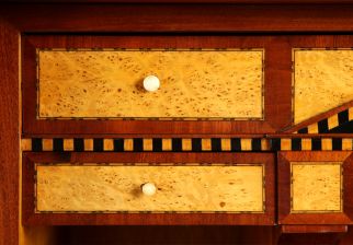 Bande de filets en bois veiné