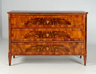 <p>Allemagne (Saxe)<br />
Prunier, noyer et autres<br />
vers 1780</p>