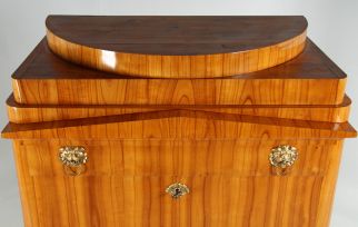 Cerisier Biedermeier secrétaire avec compartiment secret