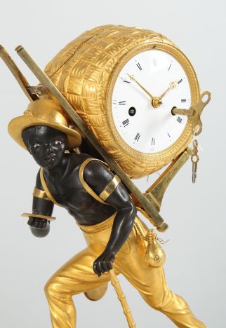 Pariser Antike Kaminuhr Portefaix