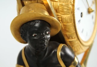 Portefaix Pendule Au Negre